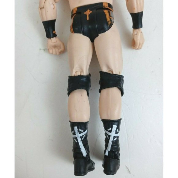 2011 Mattel WWE Shamus Black & Orange Gear 7.25" Action Figure (B) - Picture 10 of 10